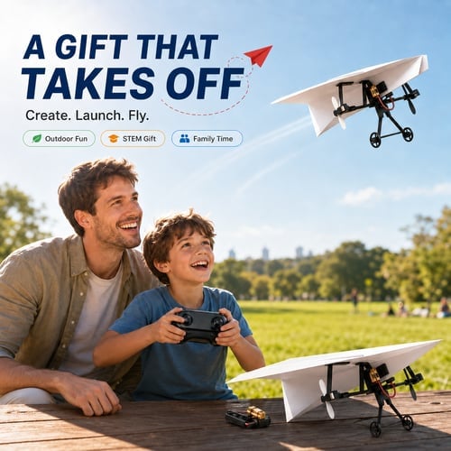 ✈️ Hotfree RC Paper Airplane Kit | Master the Skies