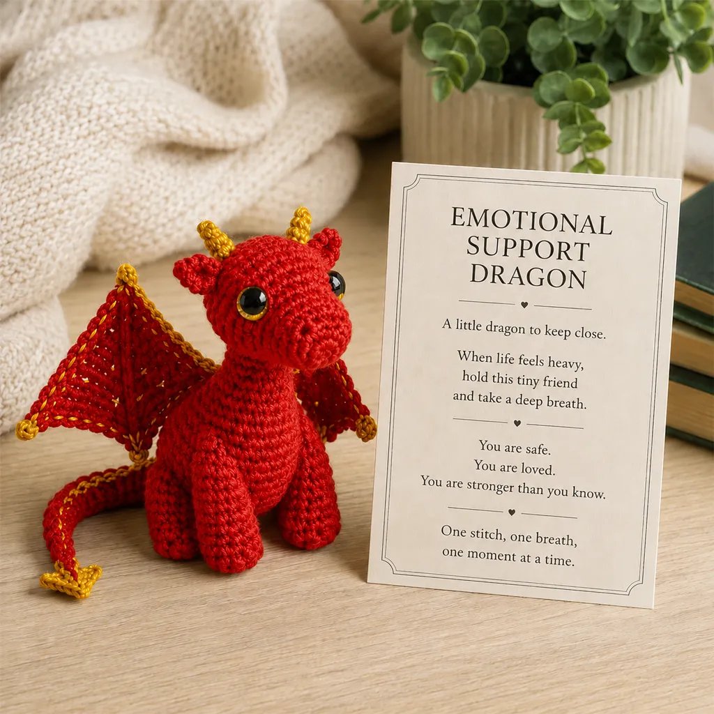🔥HOT SALE 48% OFF - 🐲💕Emotional Support Dragon Pocket Buddy