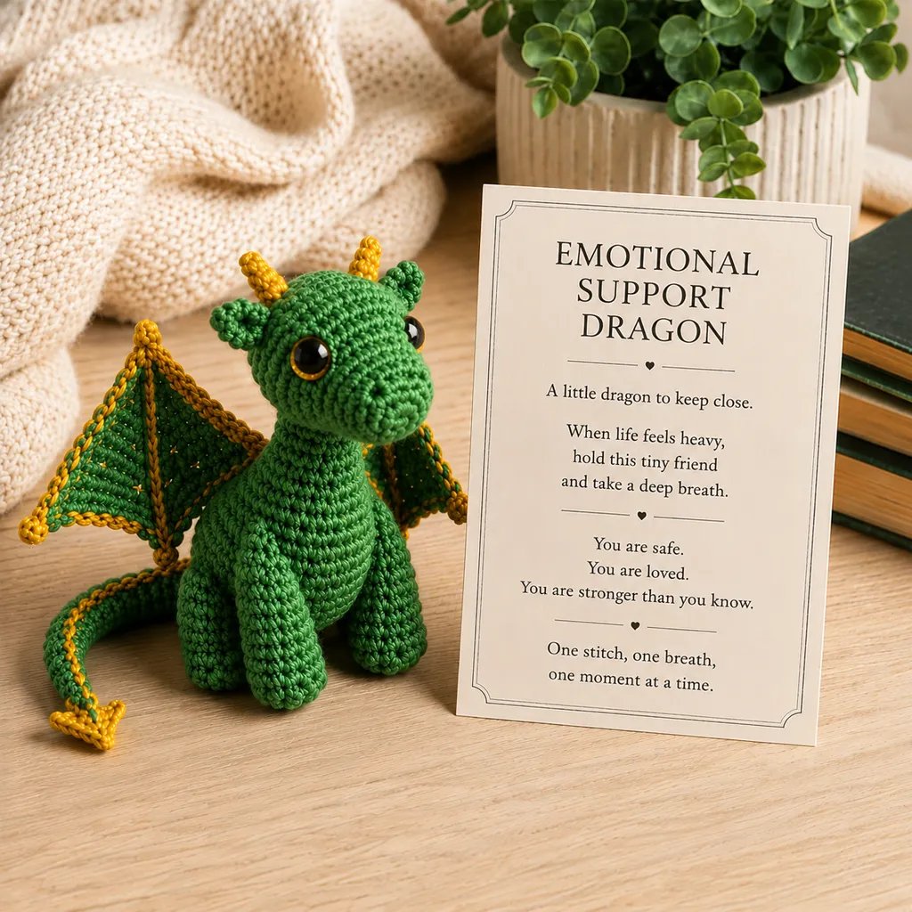 🔥HOT SALE 48% OFF - 🐲💕Emotional Support Dragon Pocket Buddy
