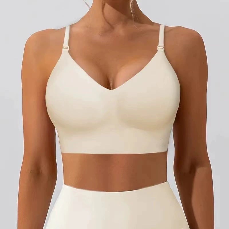 🏆Hot Sale 49% OFF🔥Women's Solid Color Wireless Backless Bra