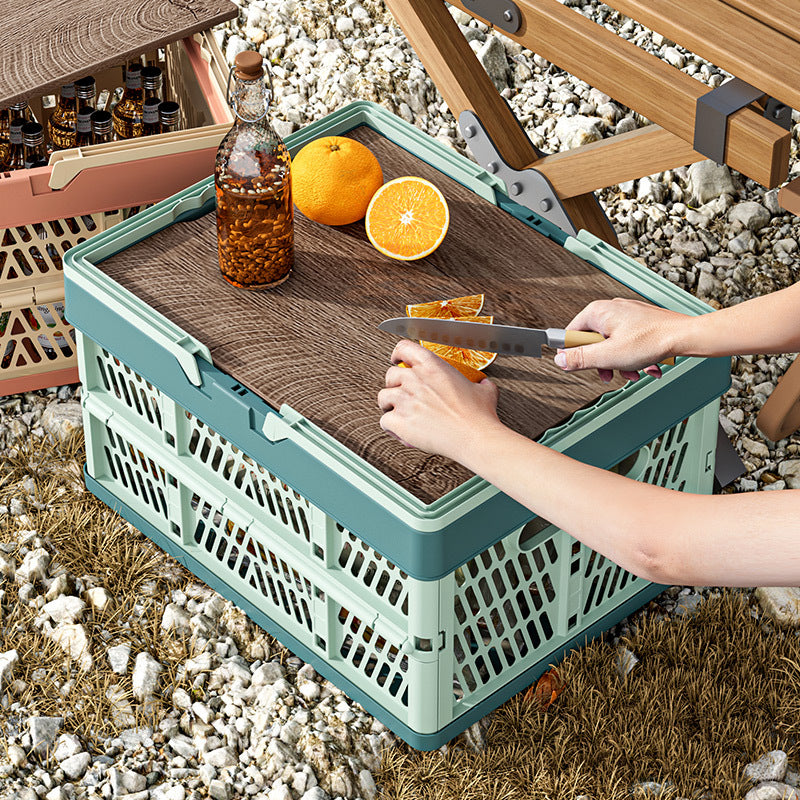 Foldable Portable Storage Basket