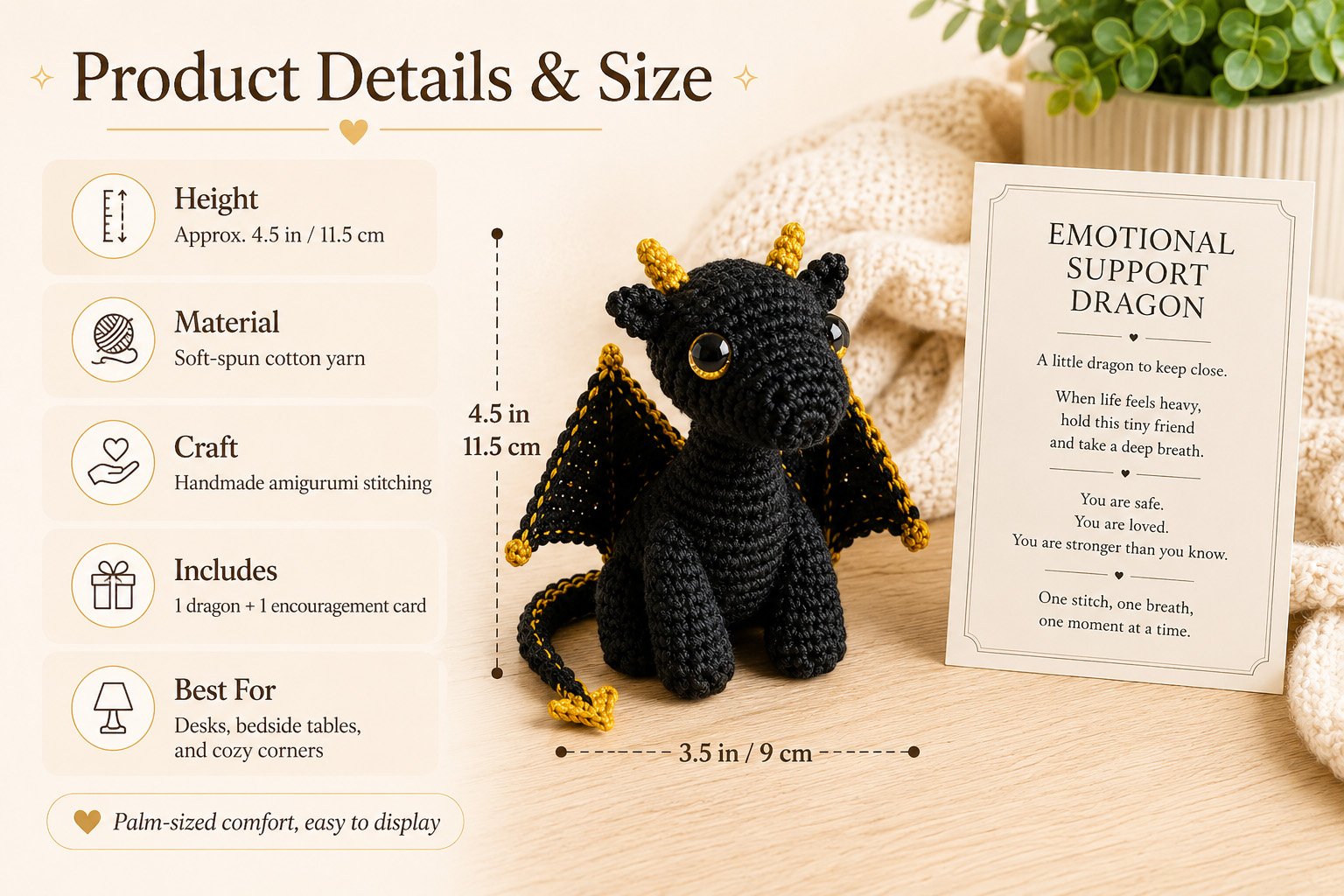 🔥HOT SALE 48% OFF - 🐲💕Emotional Support Dragon Pocket Buddy