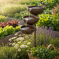 🌧️ Rain Catcher Self-Filling Bird Bath 🐦 Weatherproof Outdoor Garden Bird Water Bowl