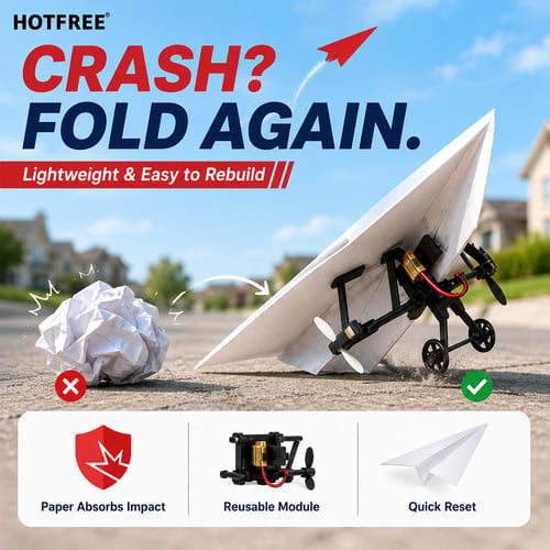 ✈️ Hotfree RC Paper Airplane Kit | Master the Skies