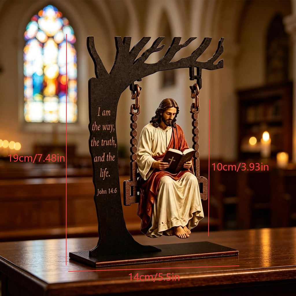 🔥Hot Sale 49% OFF - ✝️📚Christian Jesus Swing Ornament