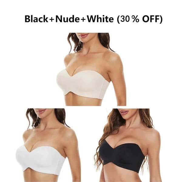 💕Hot Sale 49% OFF -🔥Non-Slip Multi-Way Strapless Bra