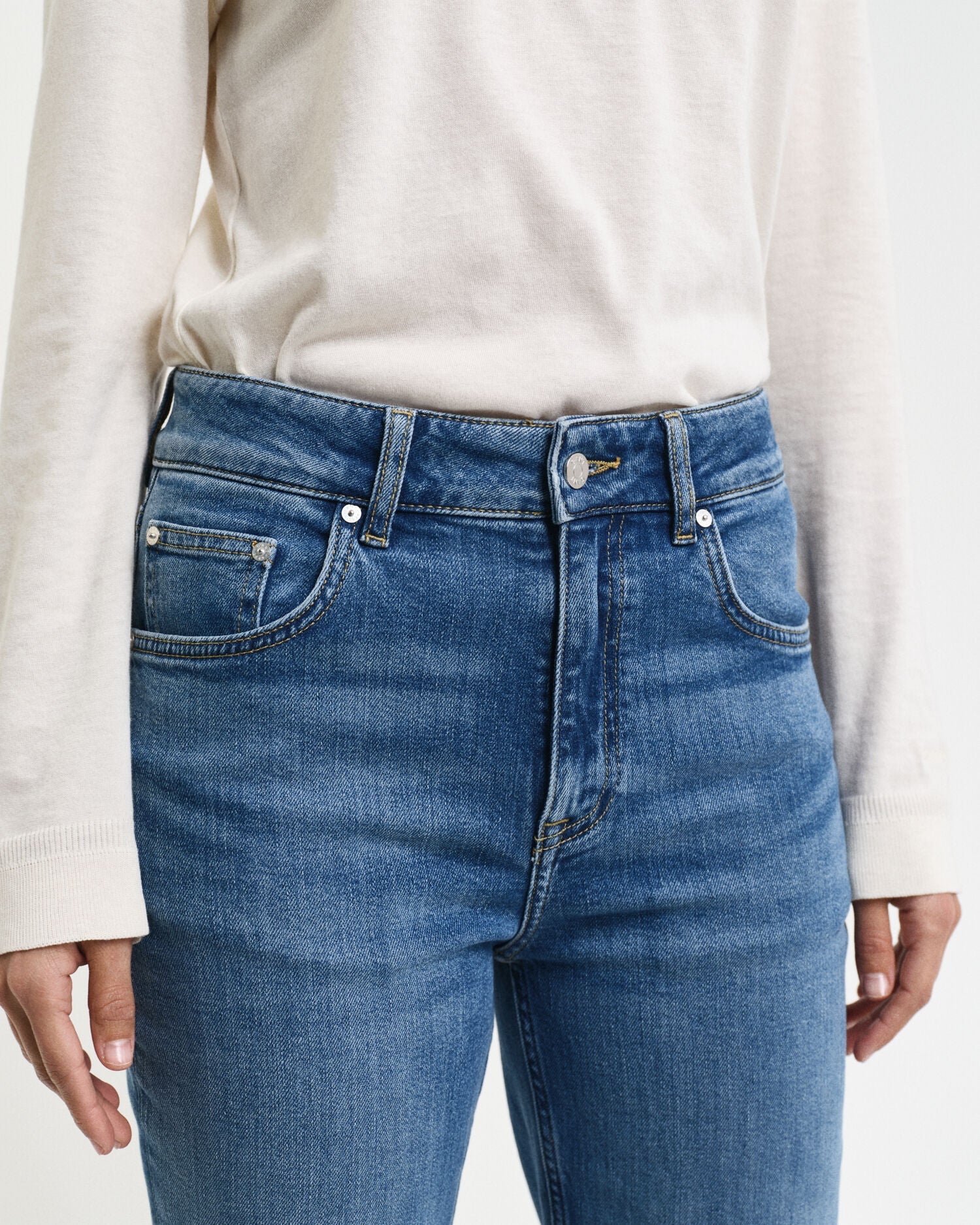 Slim Fit Flared Jeans