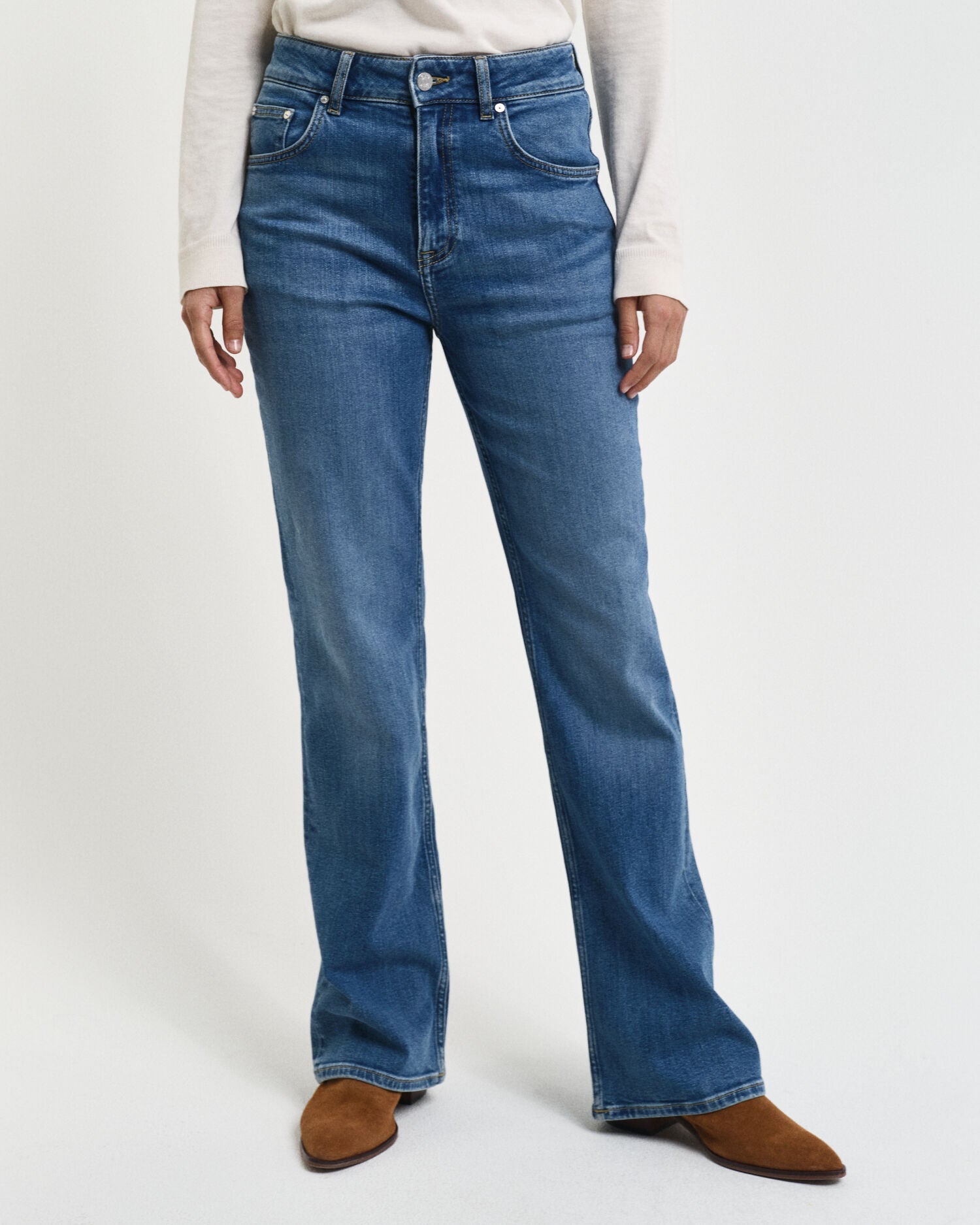 Slim Fit Flared Jeans