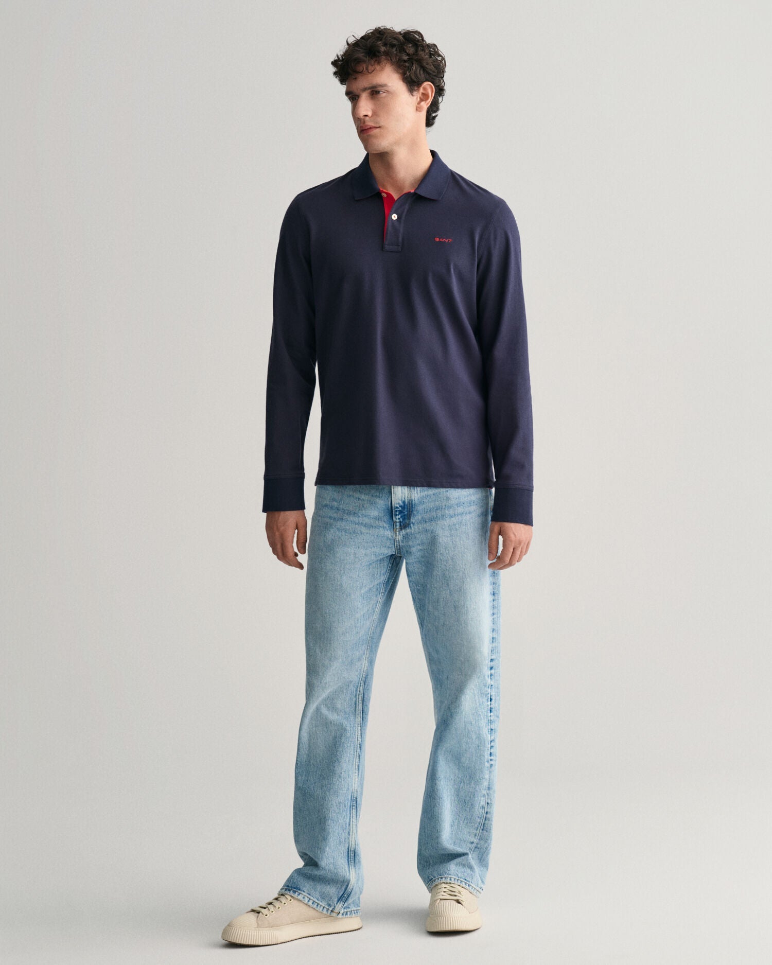 Contrast Pique Rugger