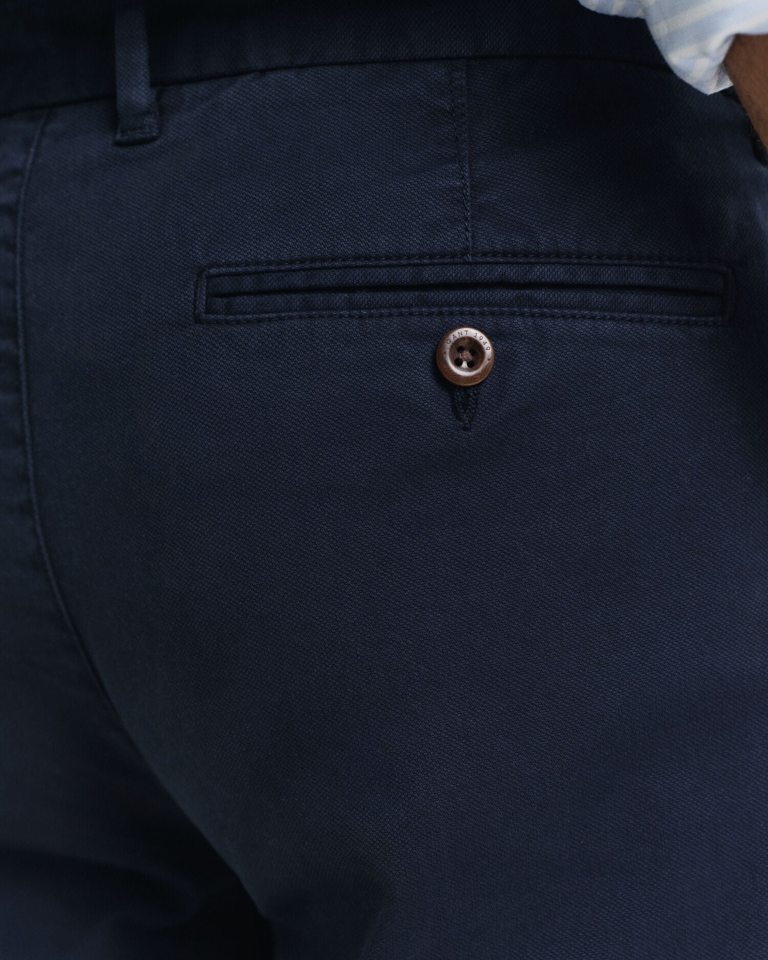 Slim Fit Dobby Structured Chinos