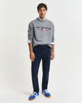 Slim Fit Dobby Structured Chinos