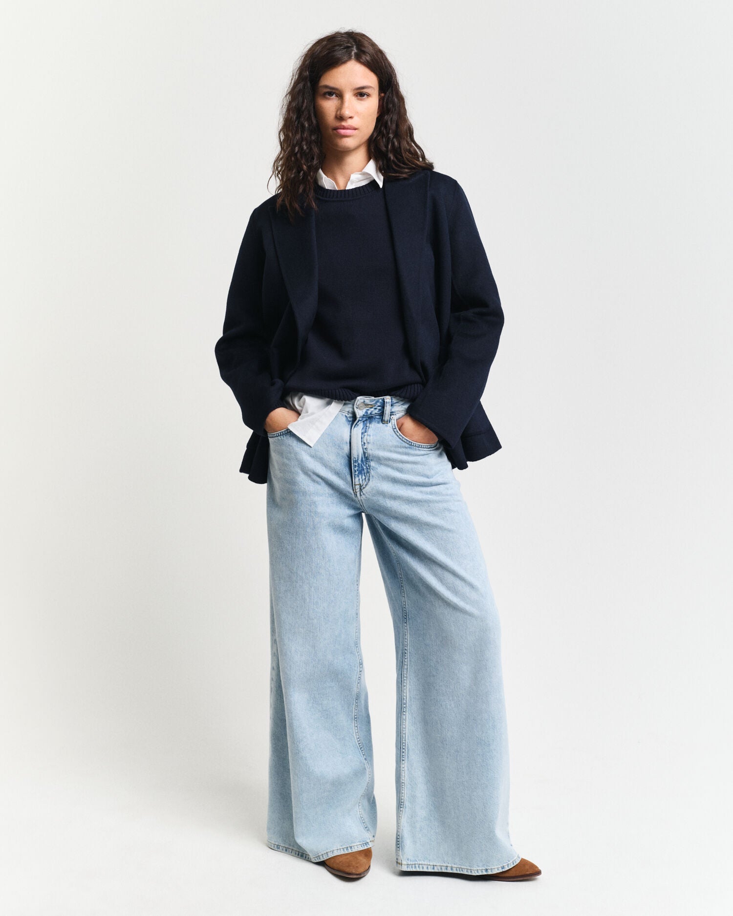 Classic Cotton Crew Neck Sweater