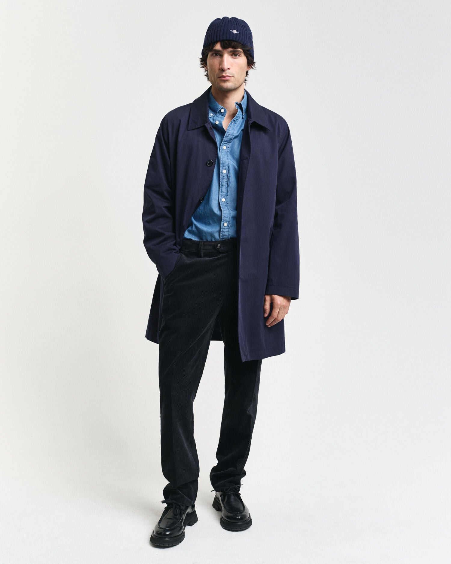 Slim Fit Indigo Shirt
