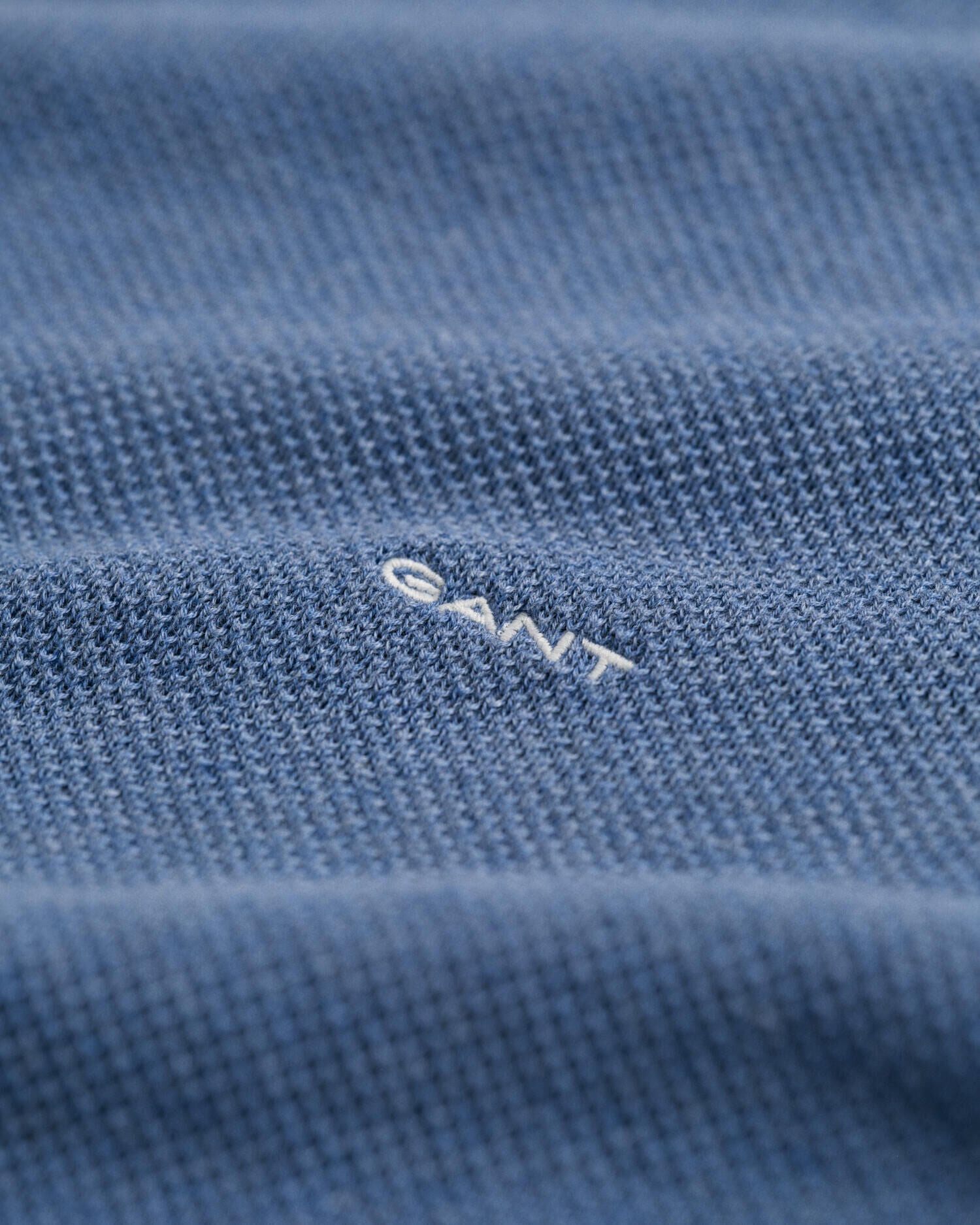 Cotton Pique Crew Neck Sweater