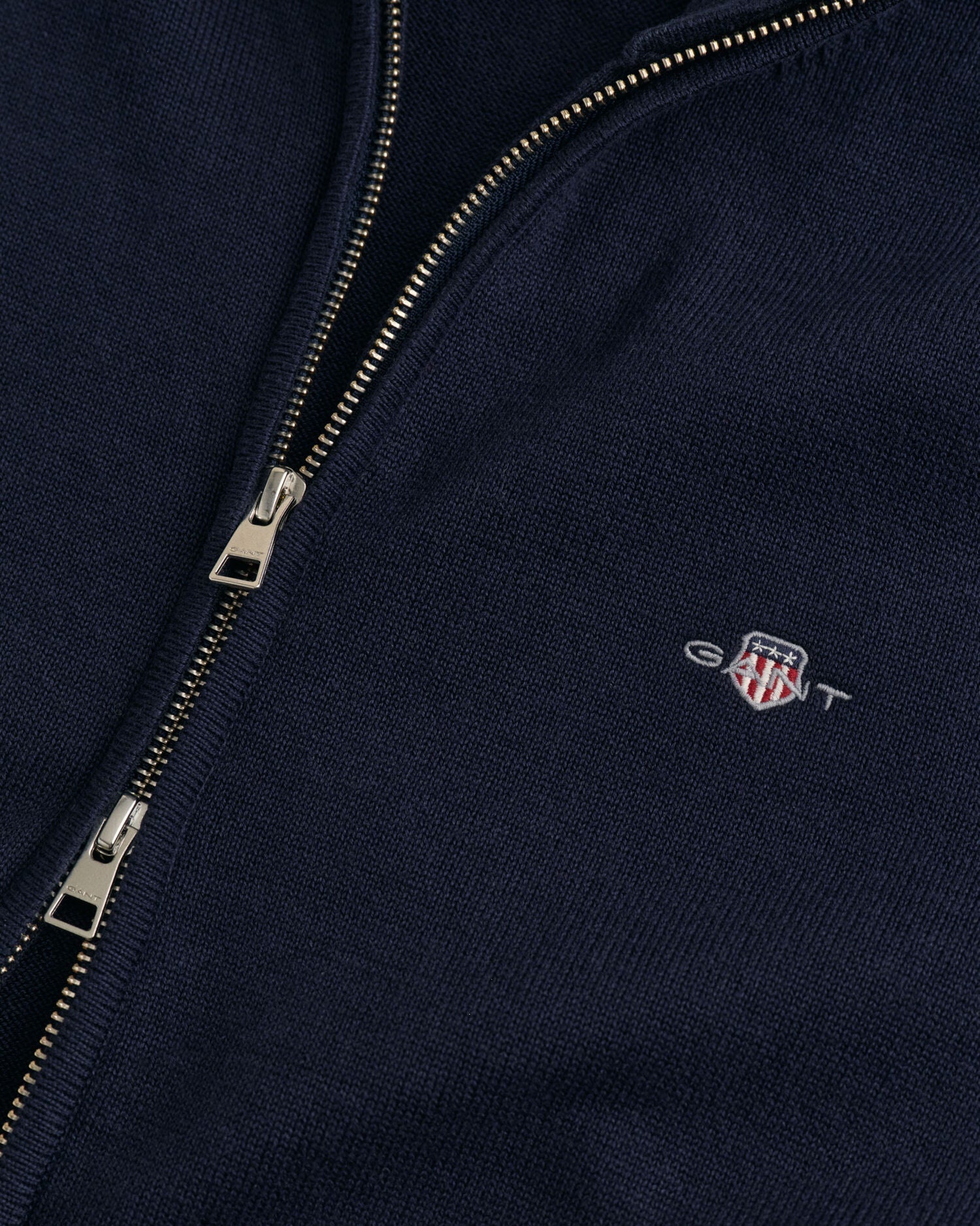Casual Cotton Zip Cardigan