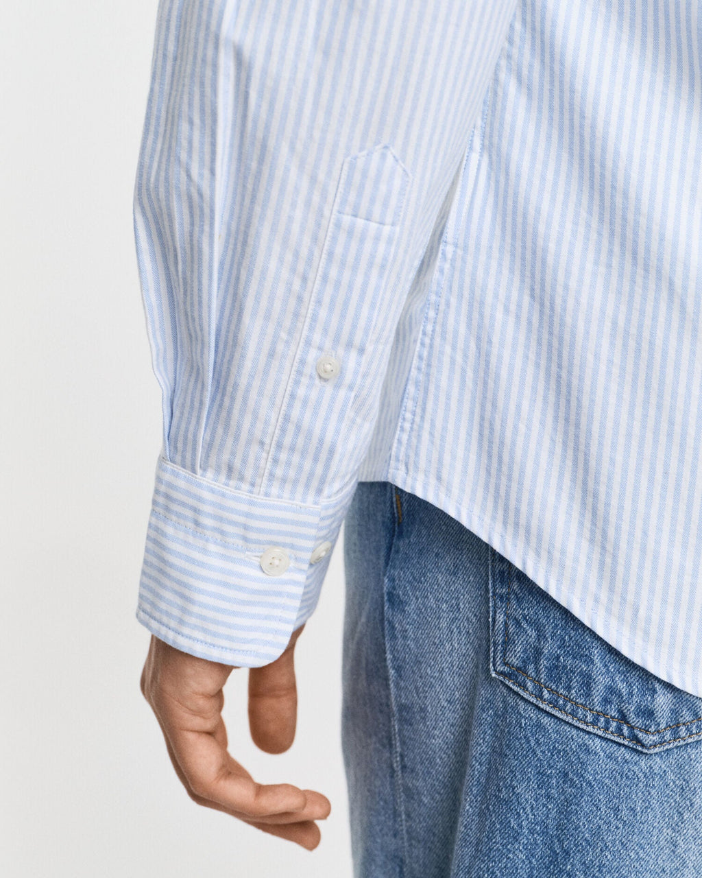 Slim Fit Banker Stripe Classic Oxford Shirt