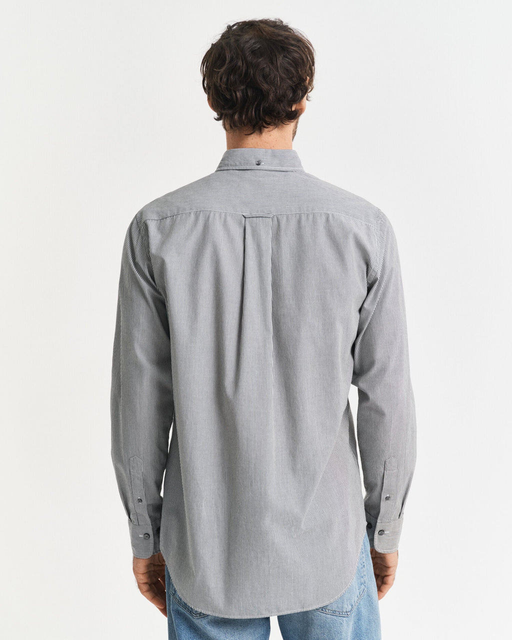 Regular Fit Classic Banker Stripe Poplin Shirt