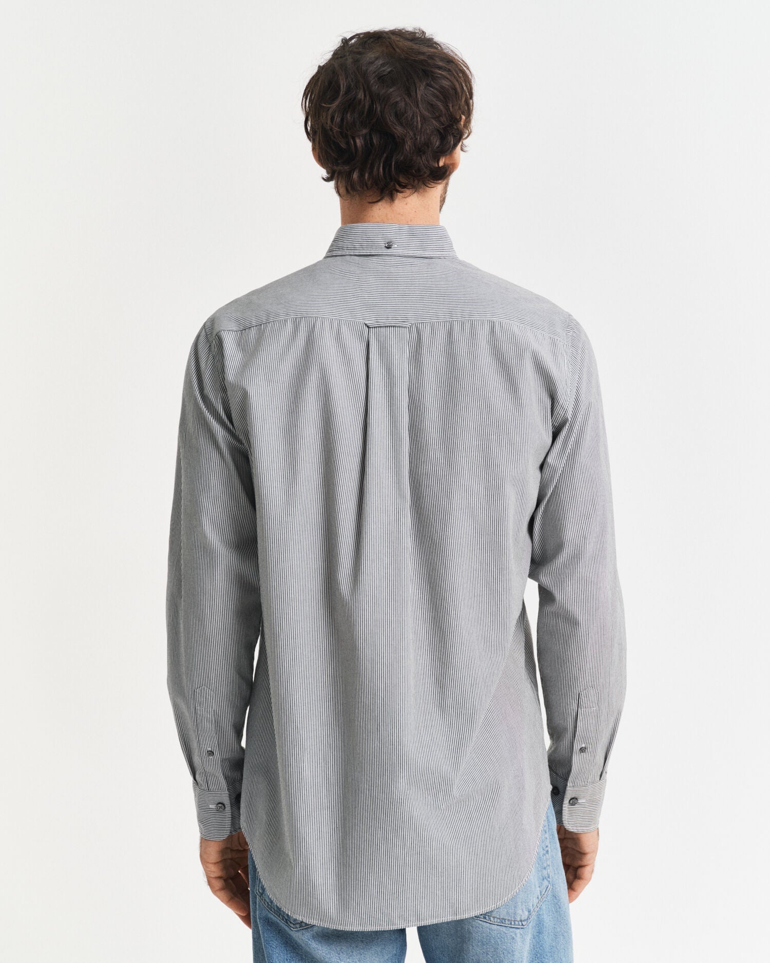 Regular Fit Classic Banker Stripe Poplin Shirt