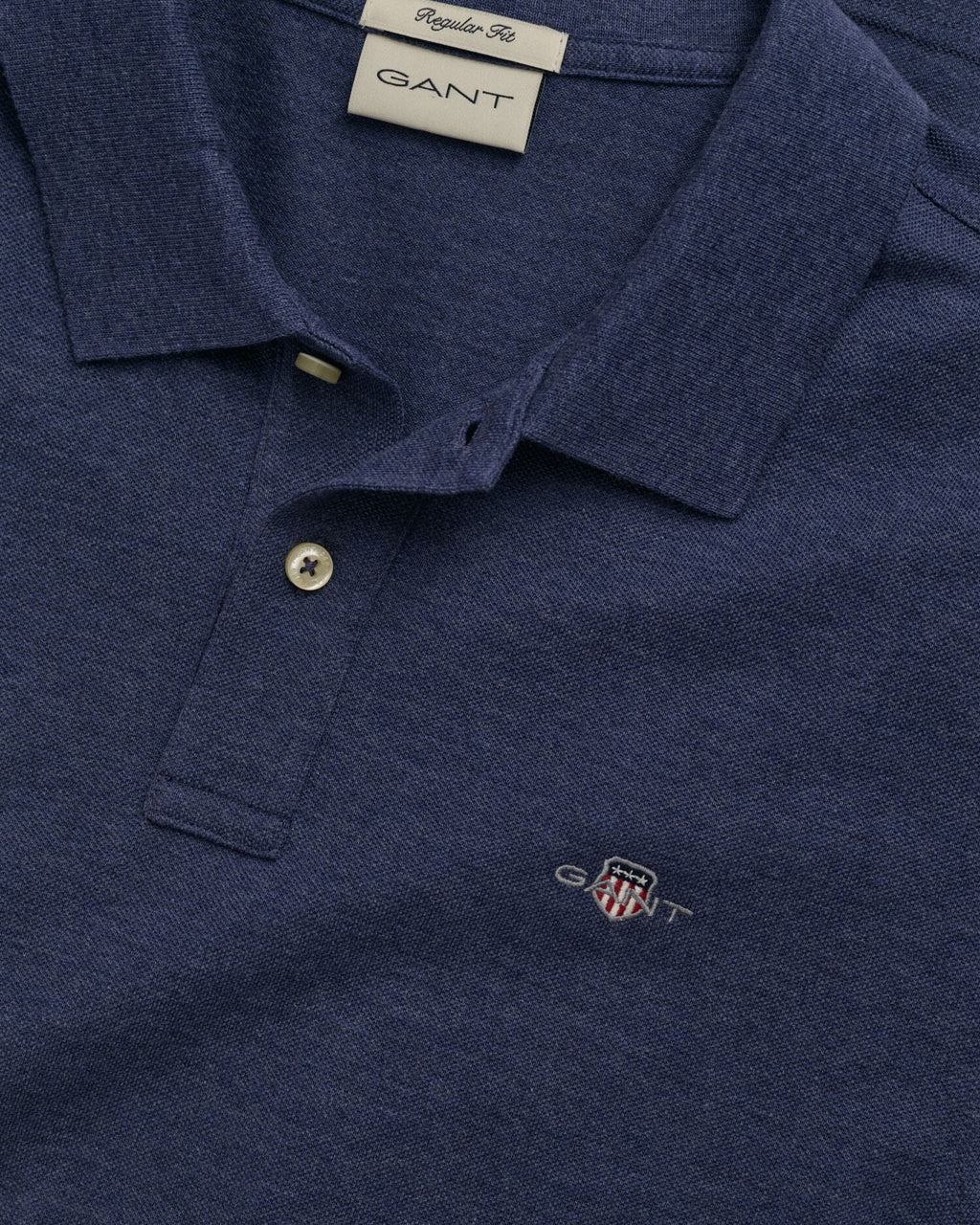Regular Fit Shield Pique Polo Shirt