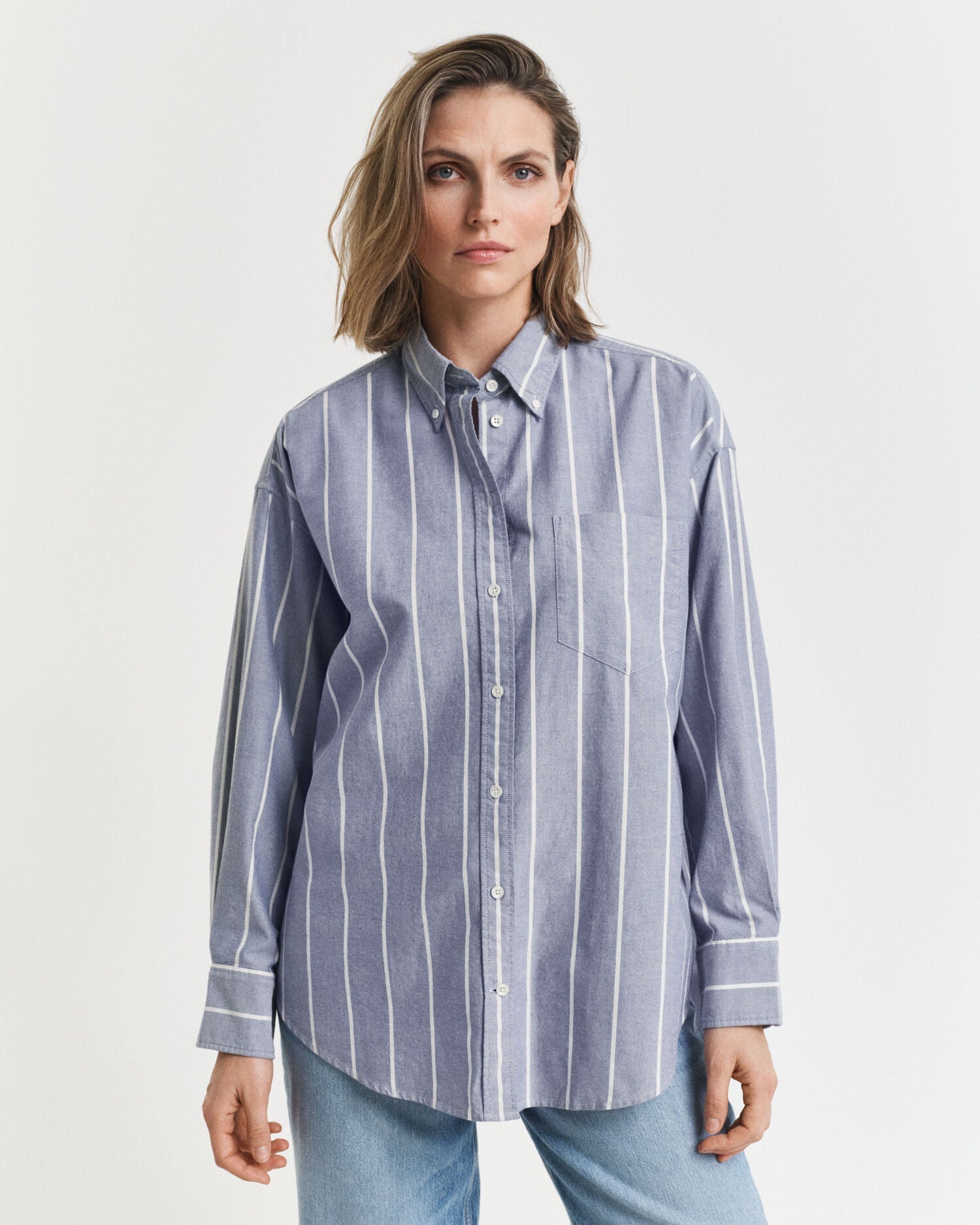 Oversized Fit Classic Oxford Shirt