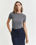 Lightweight Short Sleeve Crew Neck Sweater