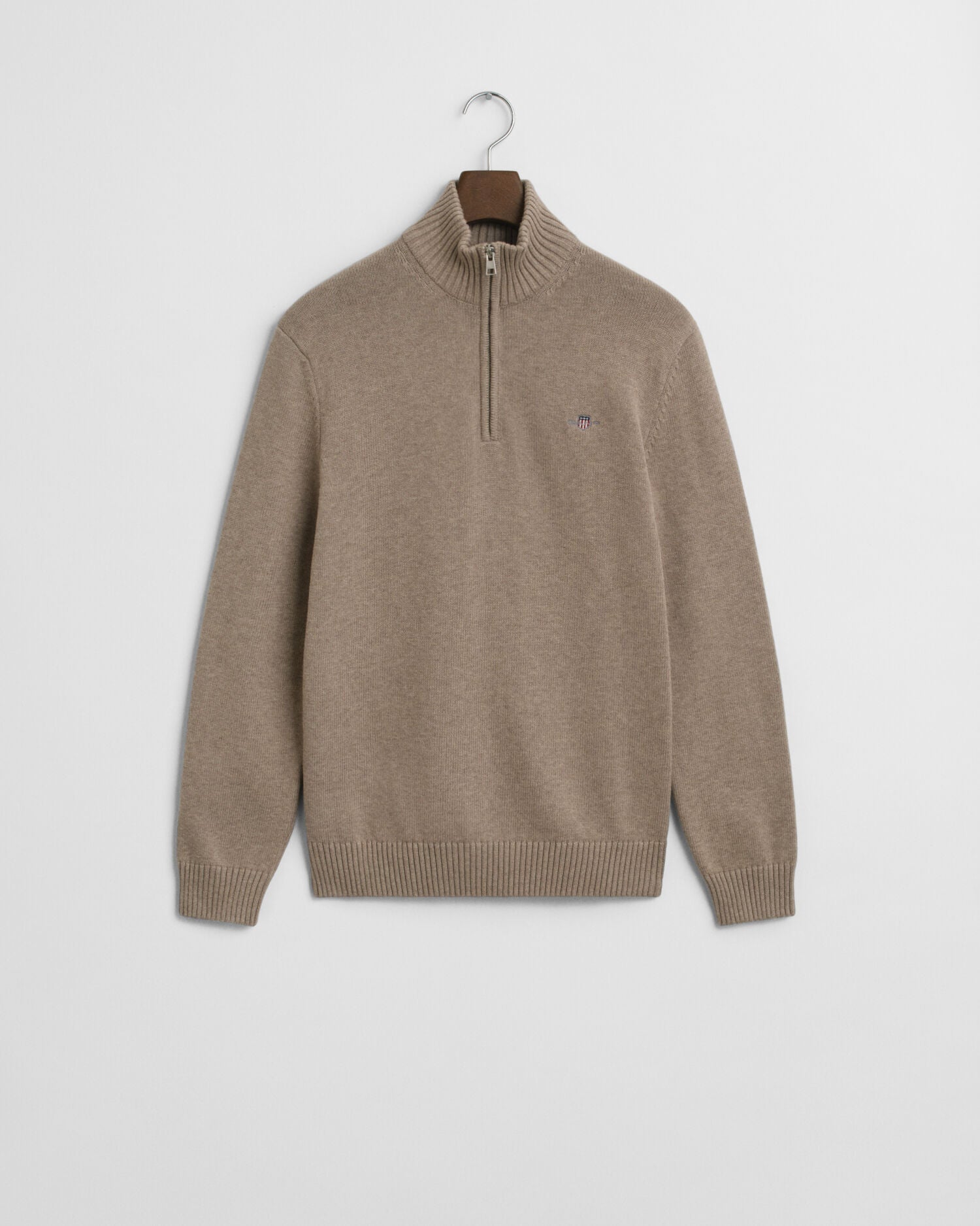 Casual Cotton Half-Zip Sweater