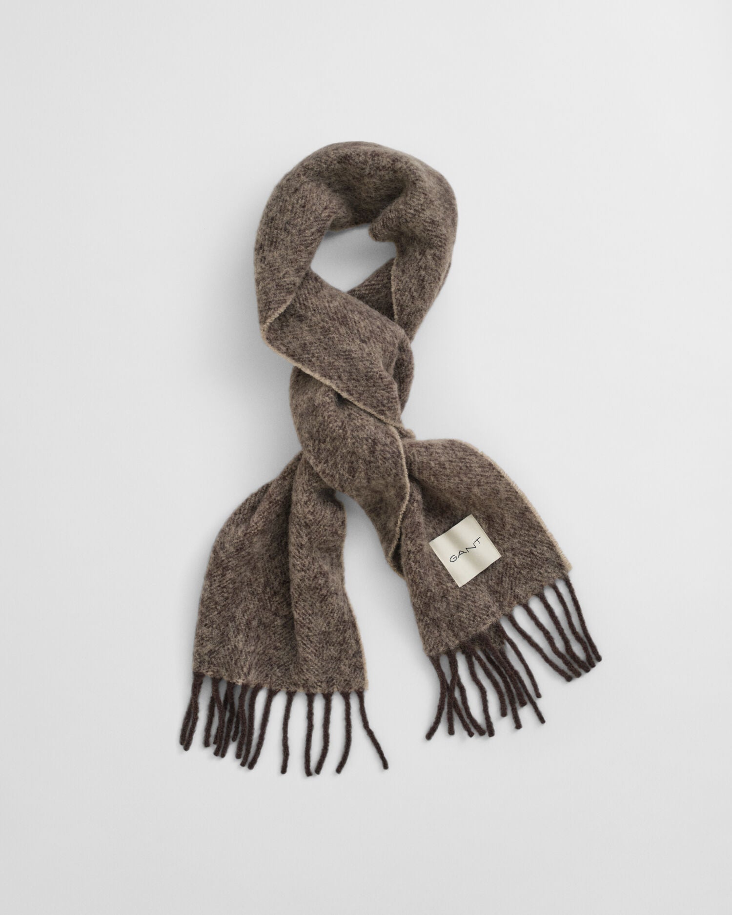 Mohair Alpaca Herringbone Scarf