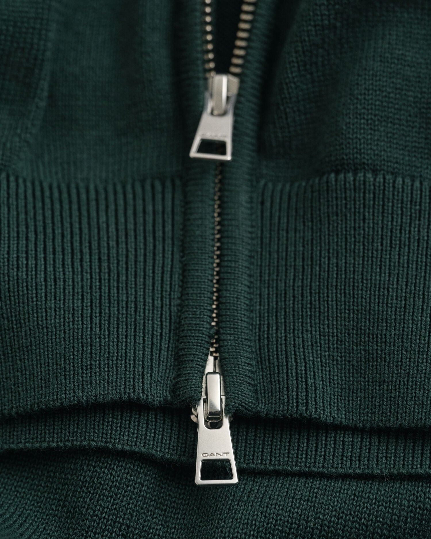 Casual Cotton Zip Cardigan