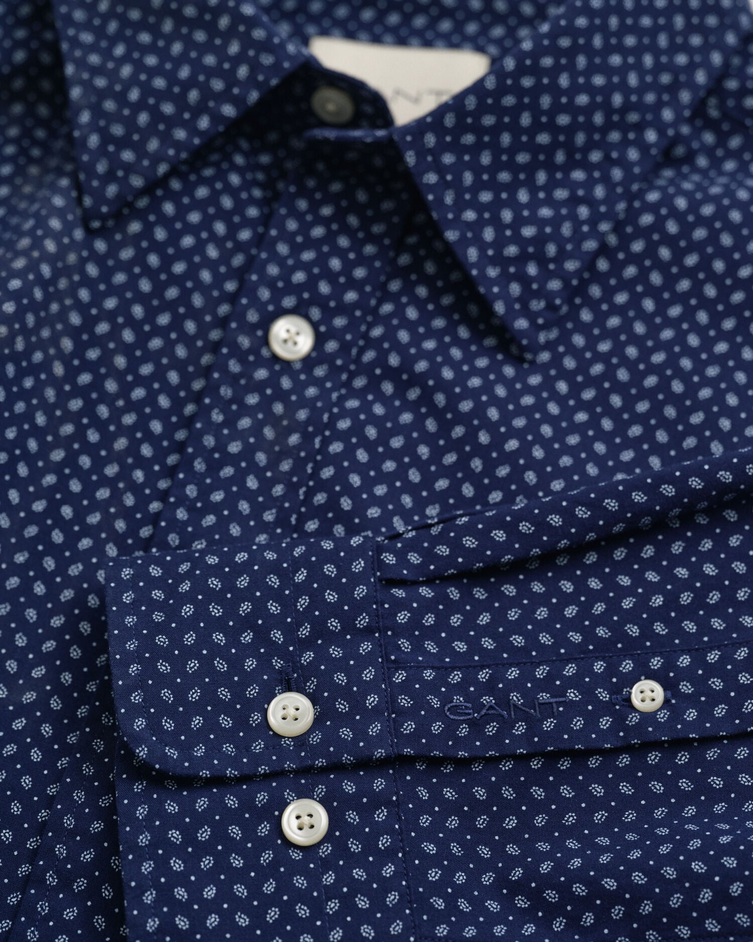 Regular Fit Micro Print Shirt