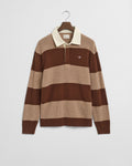 Striped Extra Fine Lambswool Rugger Sweater