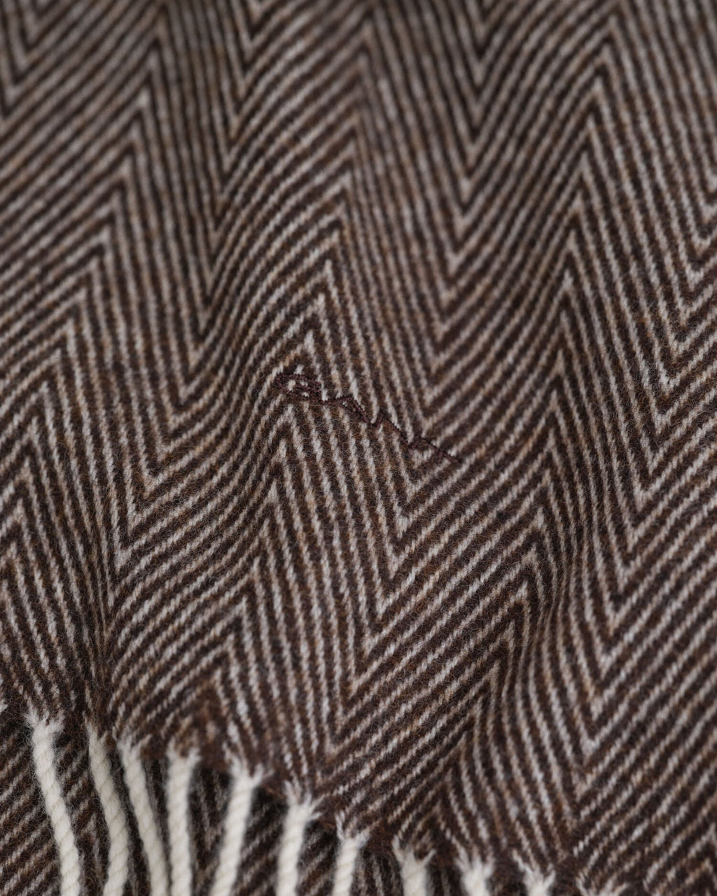 Wool Herringbone Scarf