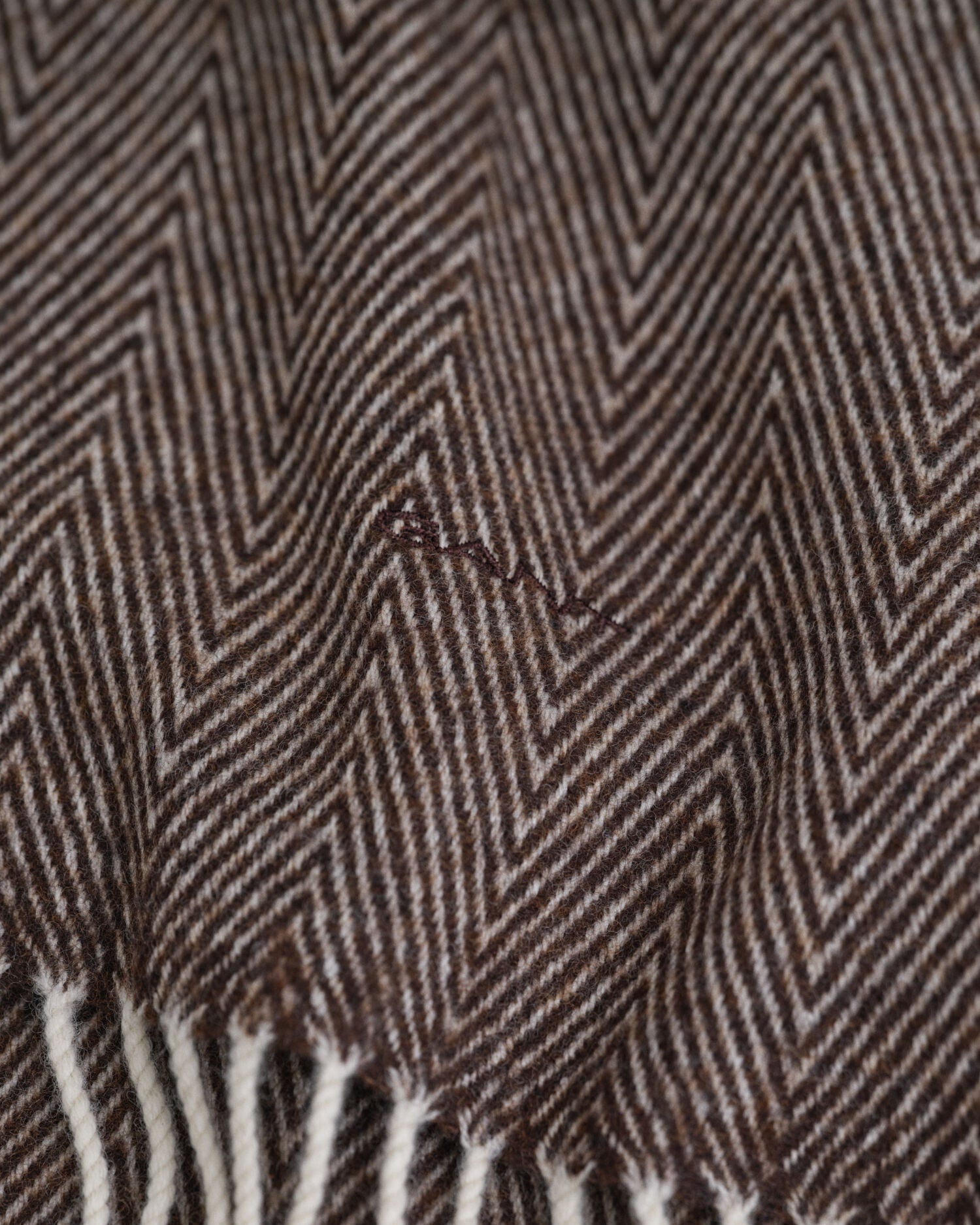 Wool Herringbone Scarf