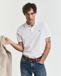 Regular Fit Shield Pique Polo Shirt