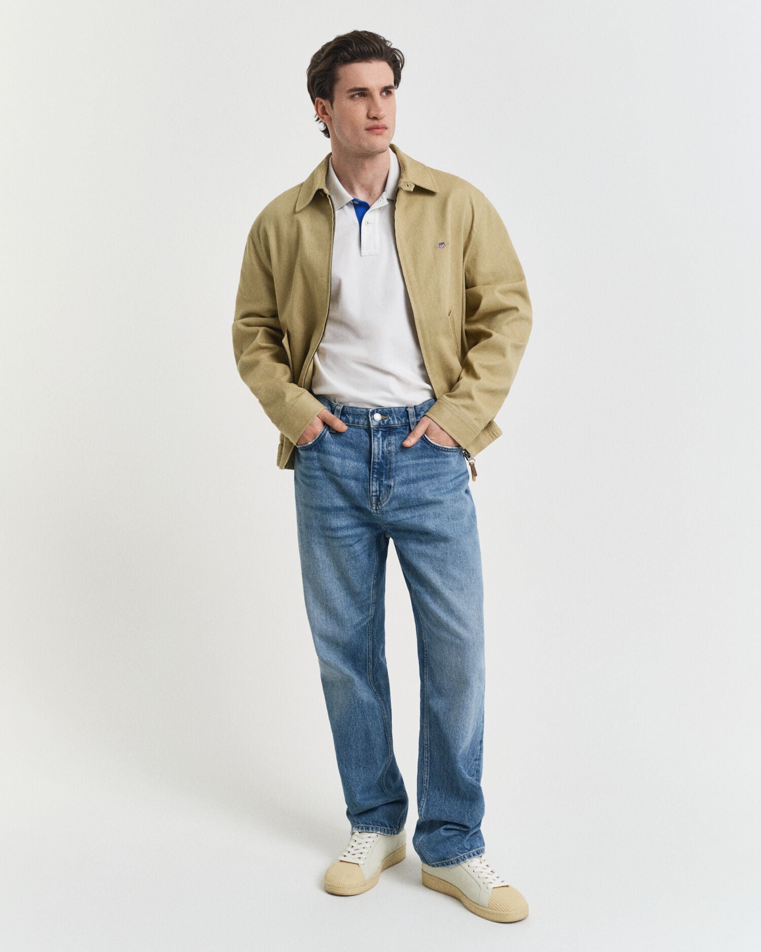 Contrast Pique Polo Shirt
