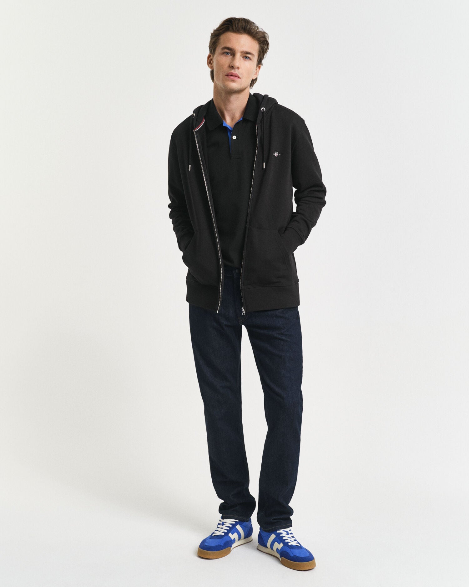 Contrast Pique Polo Shirt