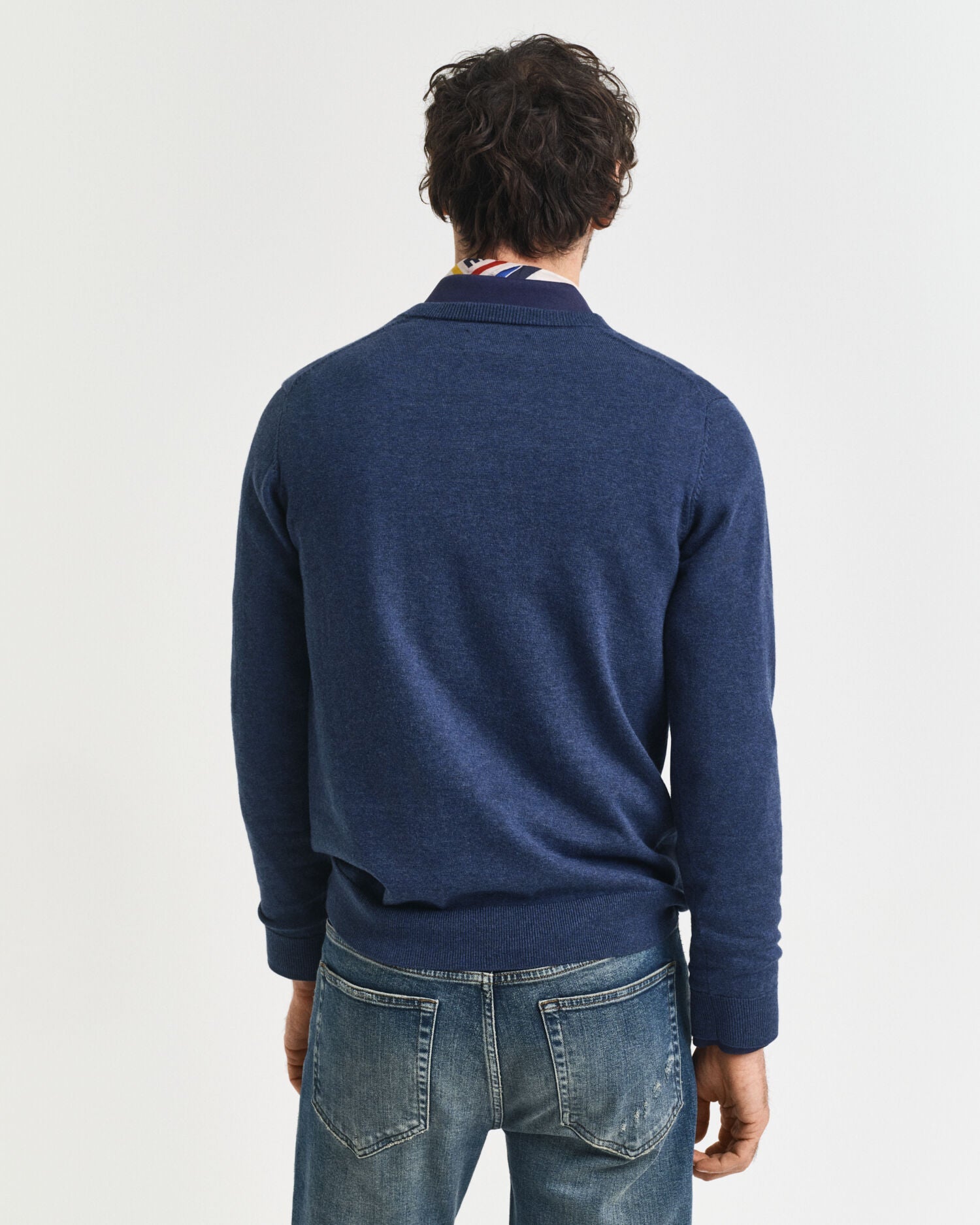 Classic Cotton V-Neck Sweater