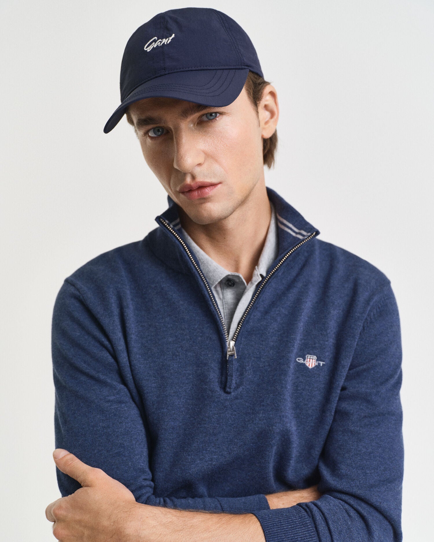 Classic Cotton Half-Zip Sweater