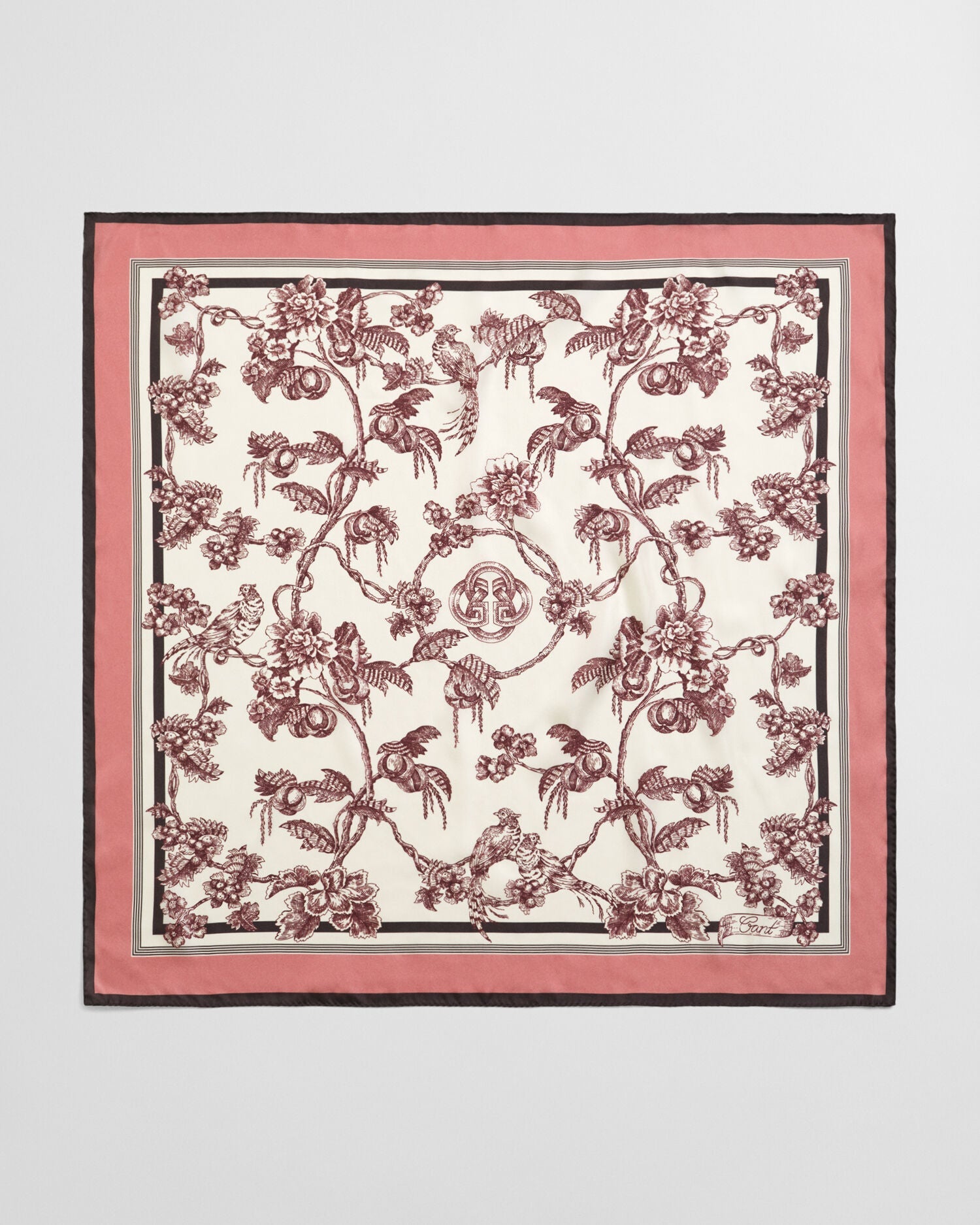 Tree Print Silk Scarf