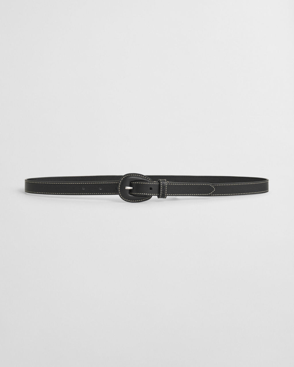 Leather Covered Buckle Belt