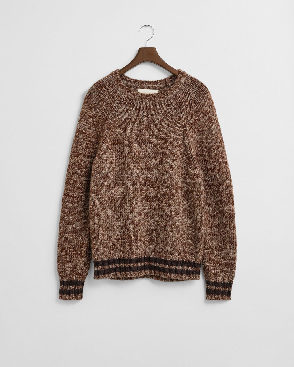 M¡§|lange Wool Crew Neck Sweater