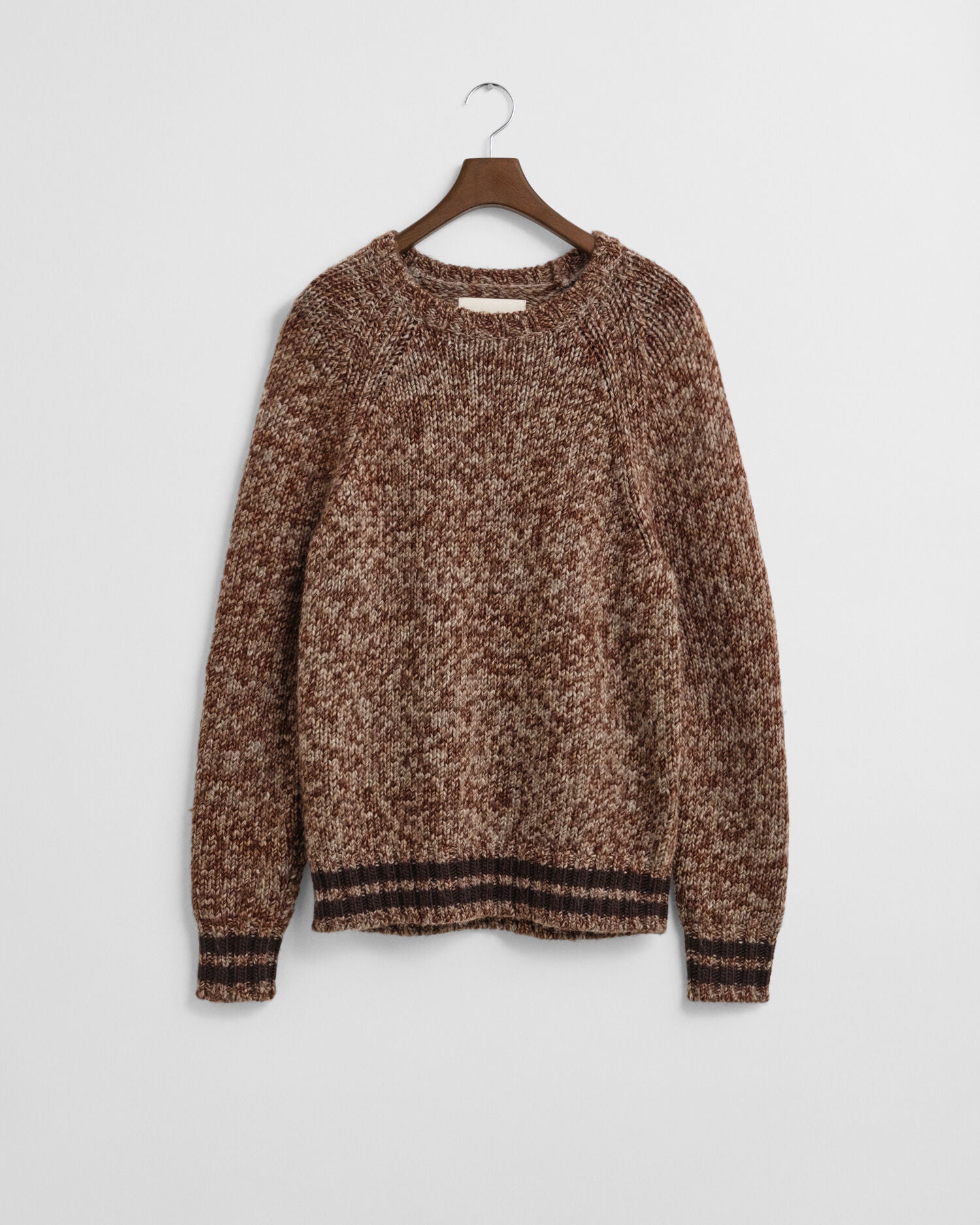 M¡§|lange Wool Crew Neck Sweater