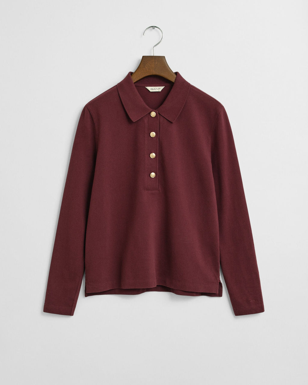 Long Sleeve Pique Polo Shirt