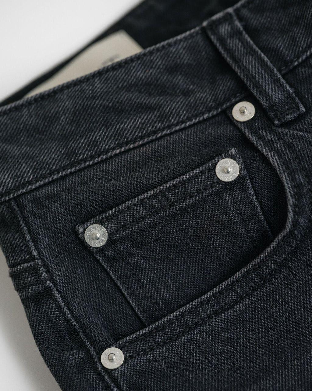 Cropped Straight Leg Stretch Jeans