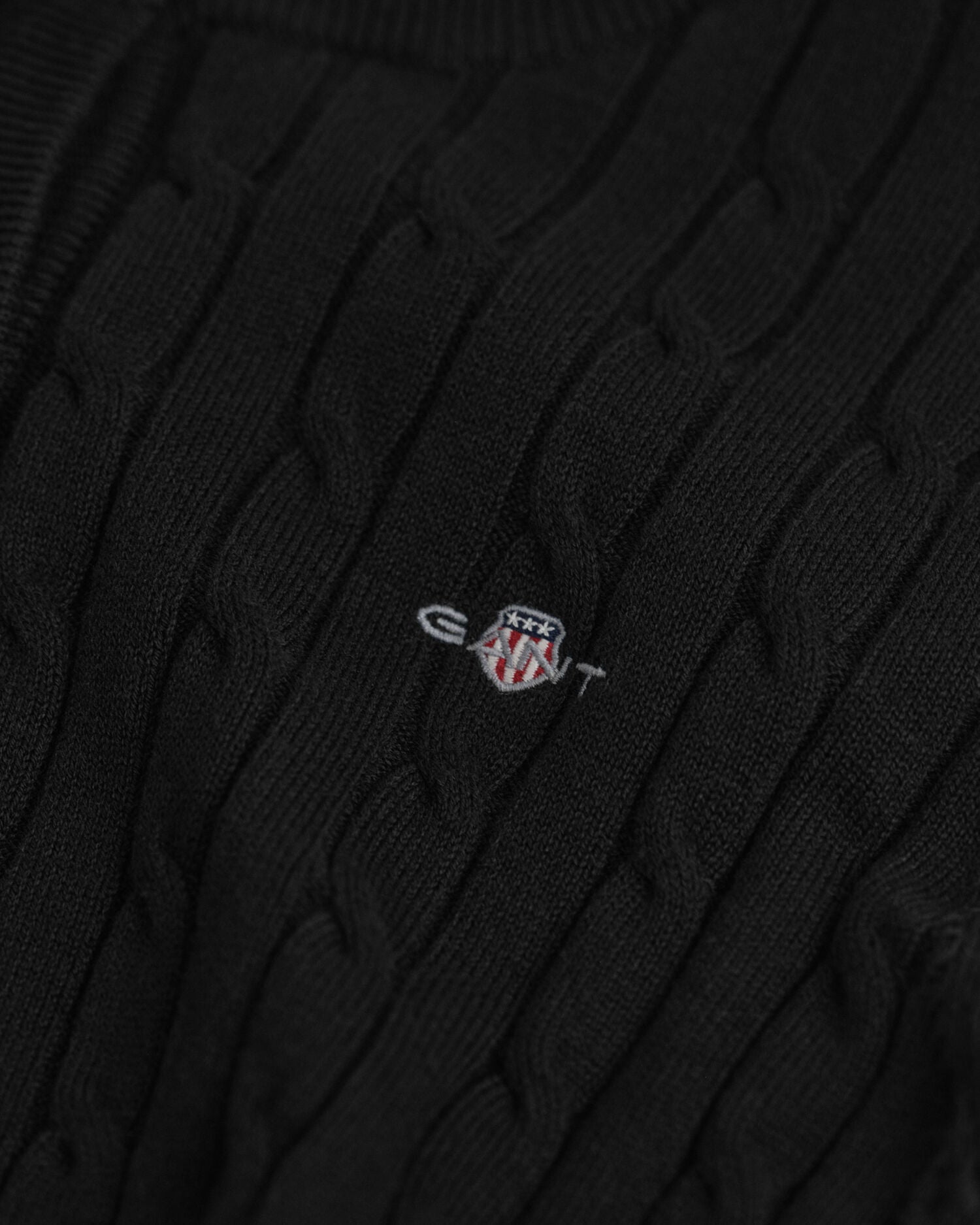 Stretch Cotton Cable Knit Cardigan