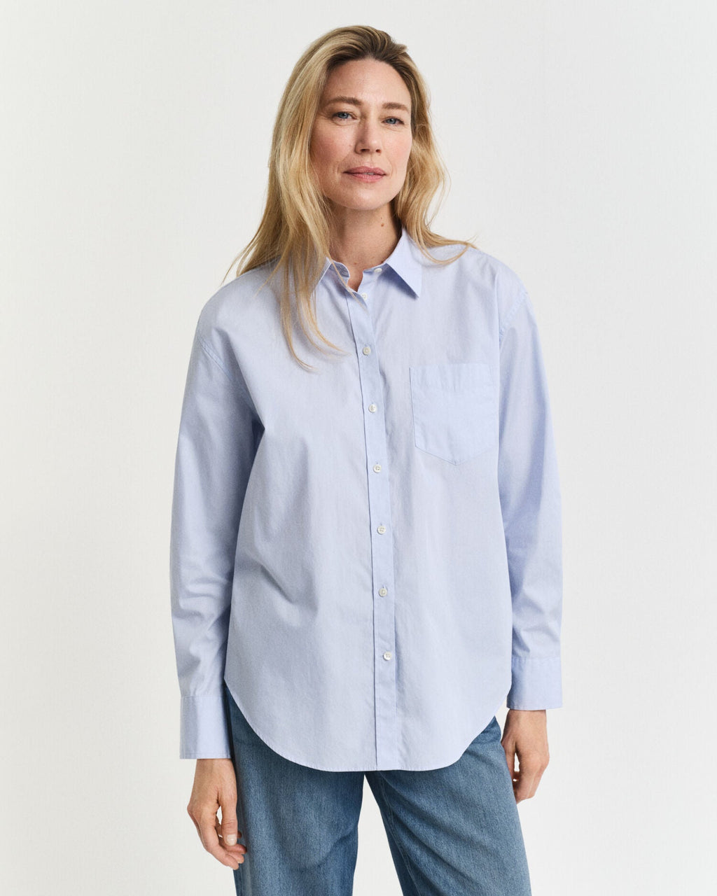 Relaxed Fit Classic Poplin Shirt