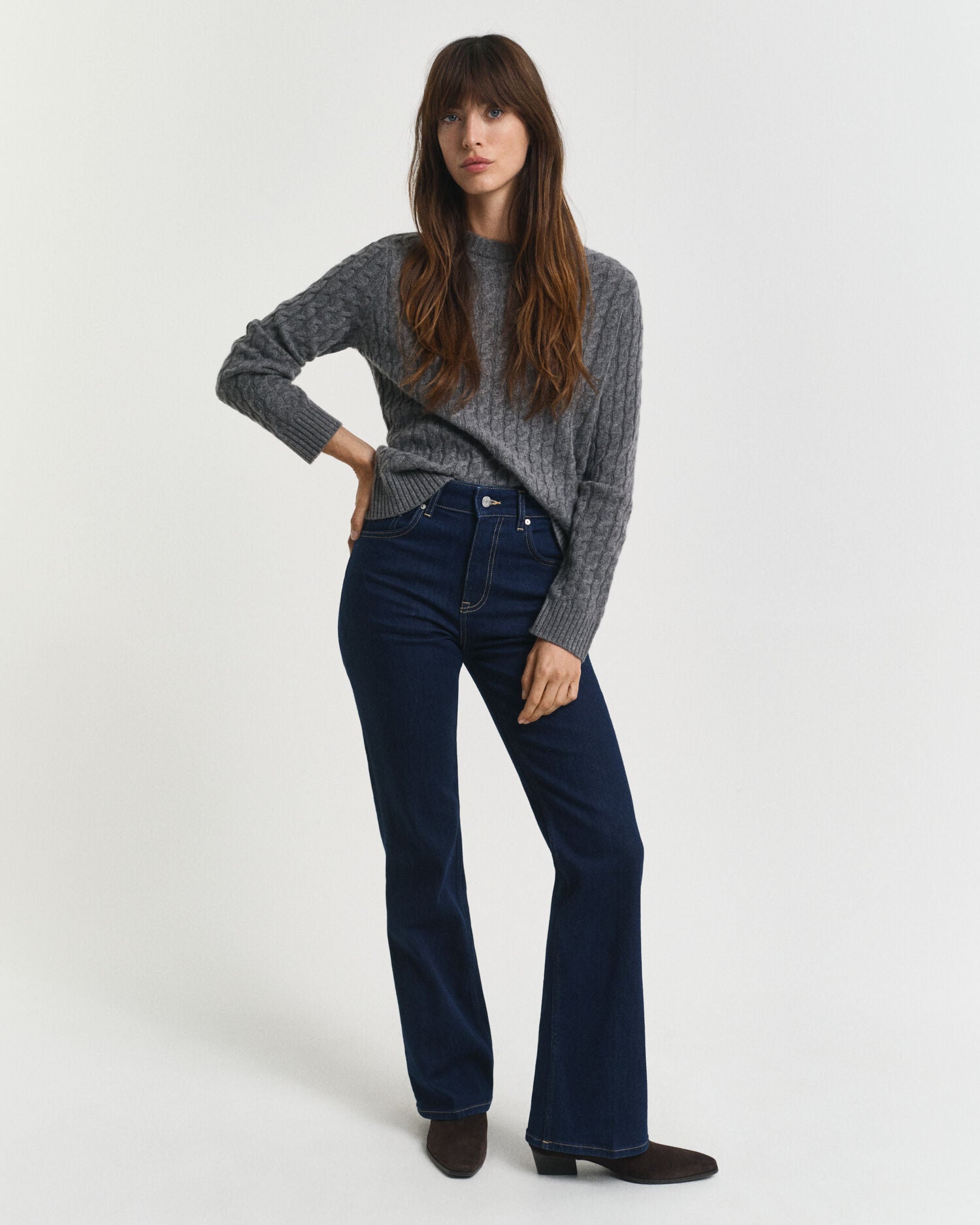 Slim Fit Flared Jeans