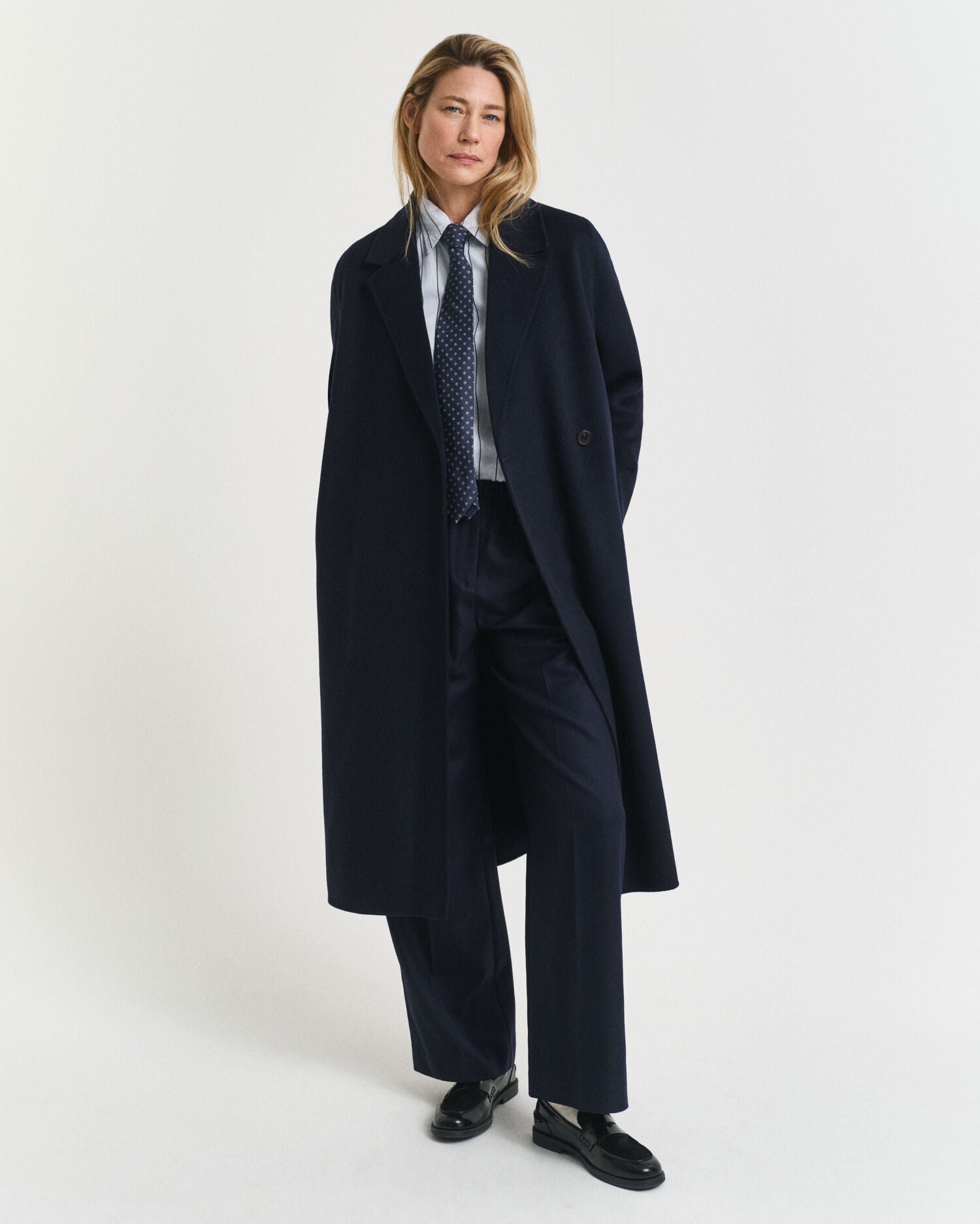 Handstitched Belted Coat