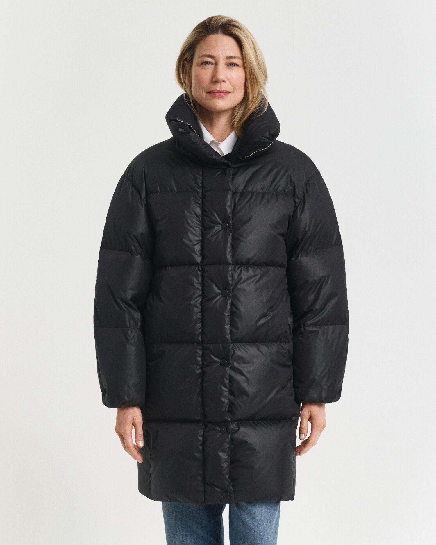 Relaxed Fit Down Coat