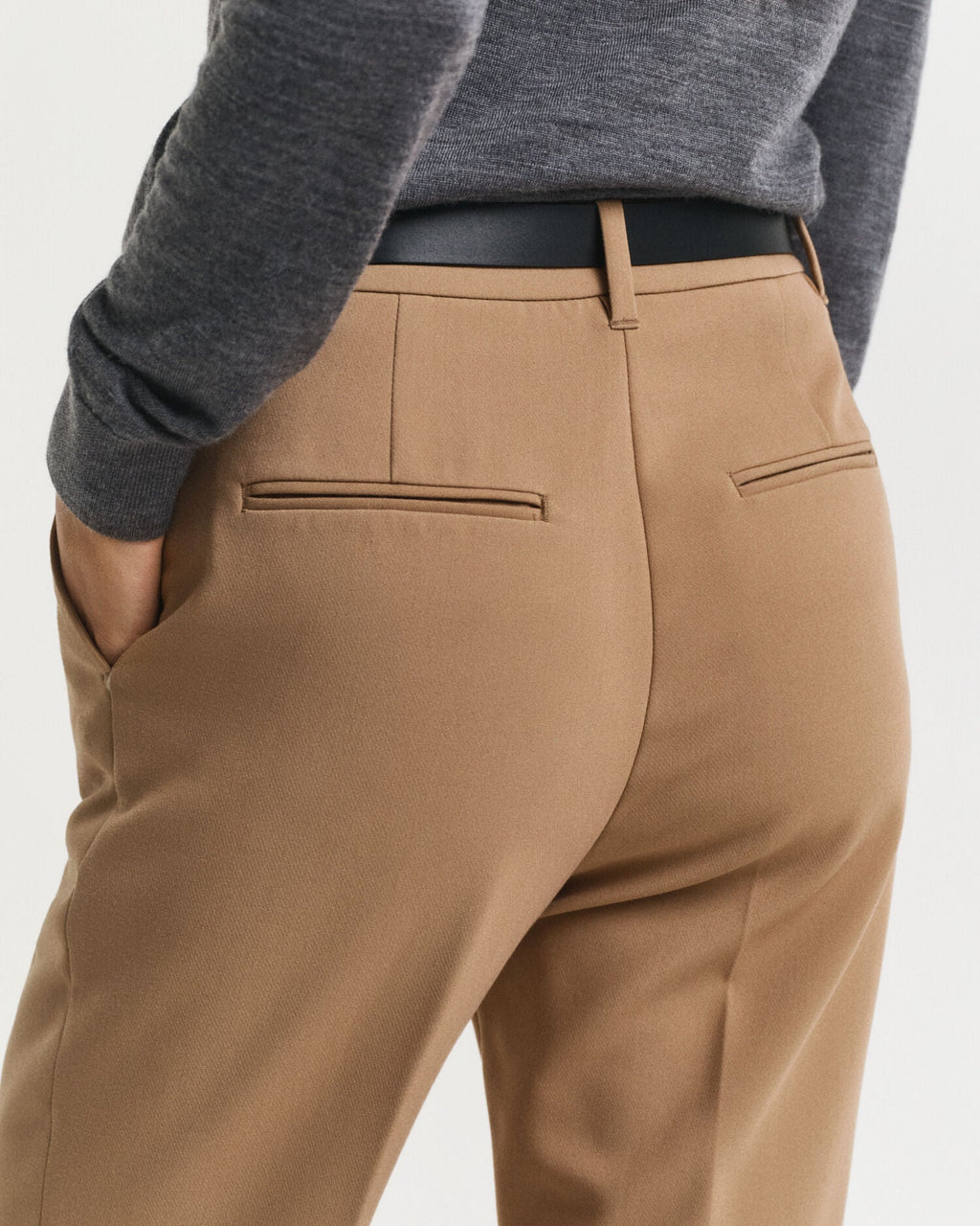 Slim Fit Flared Slacks