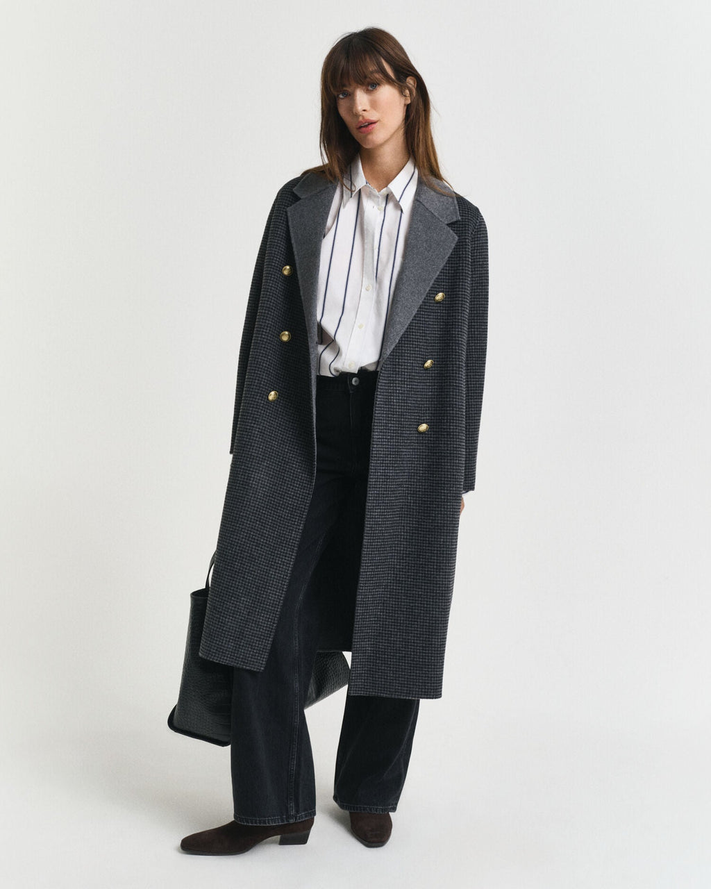 Oversized Classic Striped Poplin Shirt
